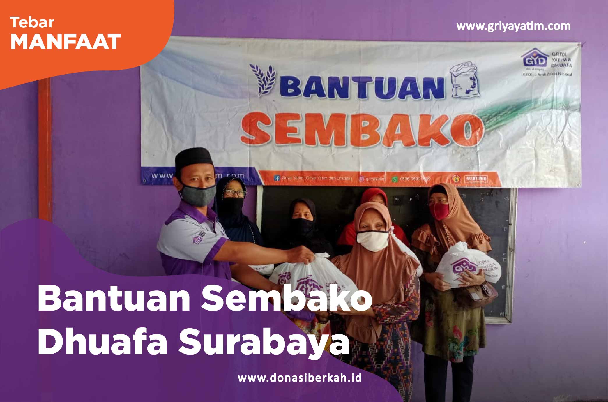 Bantuan Sembako Dhuafa Surabaya