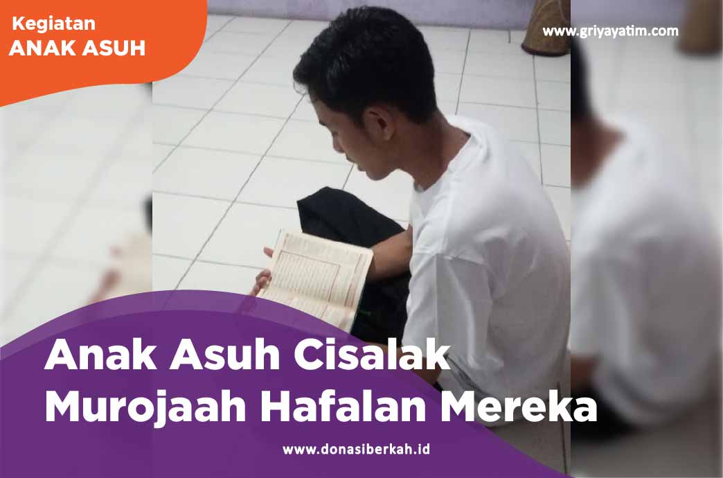 Anak Asuh Cisalak Murojaah Hafalan Mereka