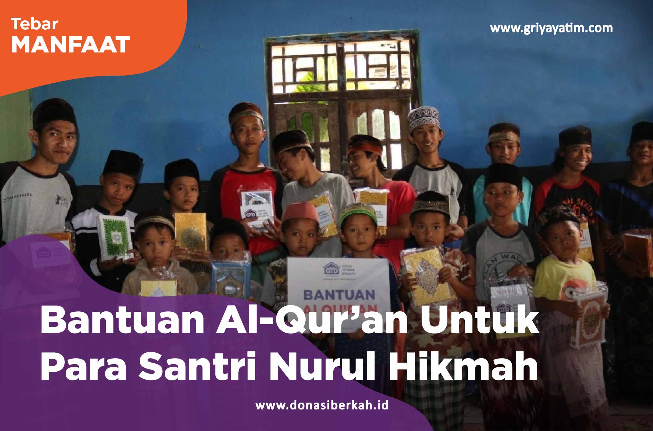 Bantuan Al-Qur'an Untuk Para Santri Nurul Hikmah