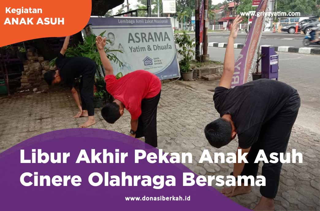 Libur Akhir Pekan Anak Asuh Cinere Olahraga Bersama