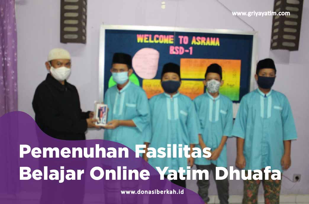 Pemunuhan Fasilitas Belajar Online Yatim Dhuafa