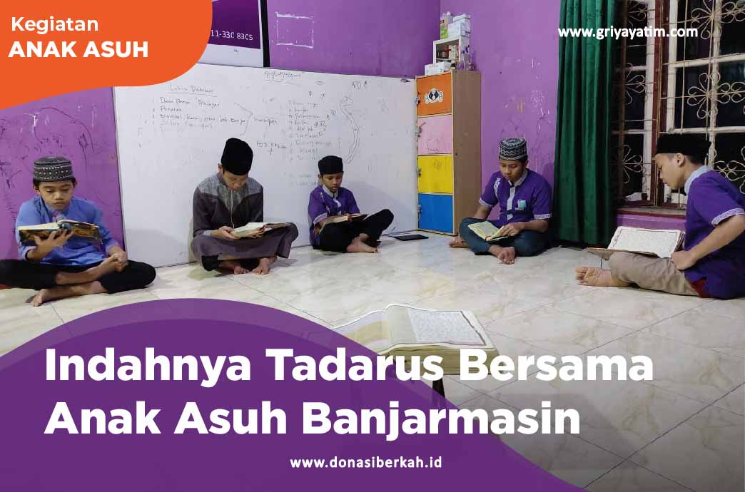 Indahnya Tadarus Bersama Anak Asuh Banjarmasin