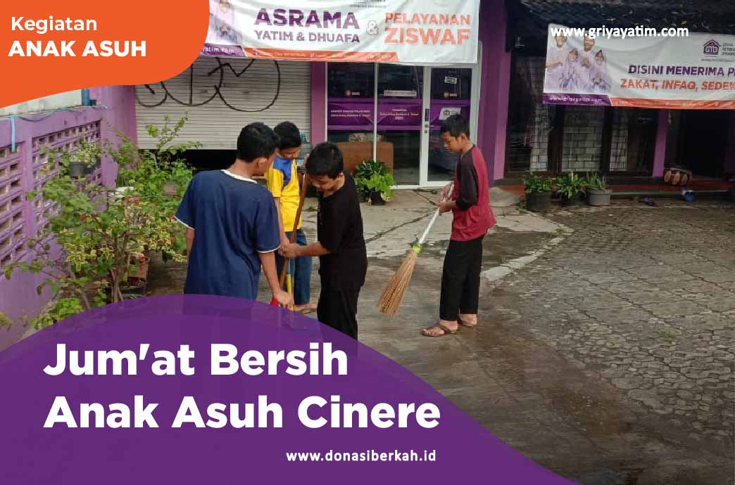 Jum'at Bersih Anak Asuh Cinere