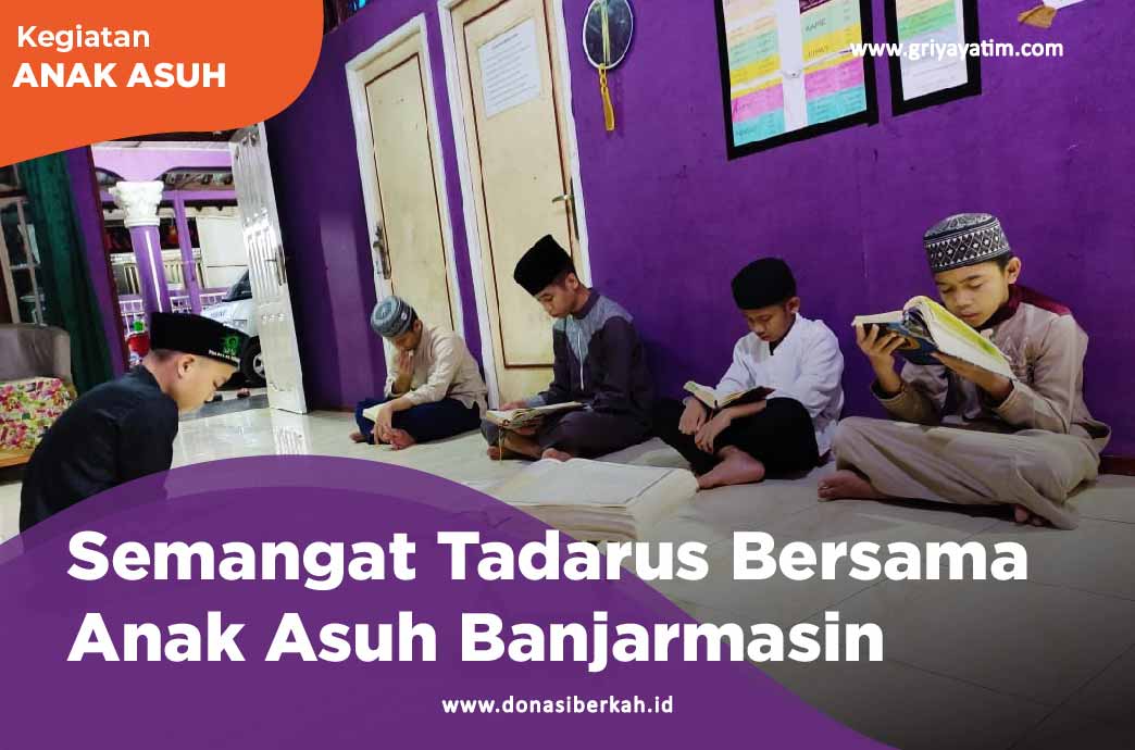 Semangat Tadarus Bersama Anak Asuh Banjarmasin