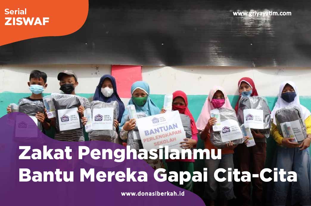 Zakat Penghasilanmu Bantu Mereka Gapai Cita-Cita
