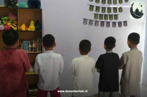 Anak Asuh Tekno Melaksanakan Shalat Dhuha