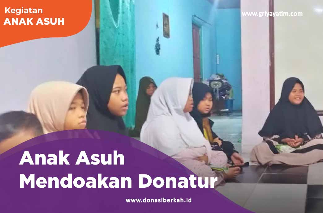 Anak Asuh Kemanggisan Mendoakan Donatur