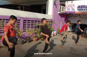 Jaga Kebugaran Dengan Senam Pagi Anak Asuh Cinere