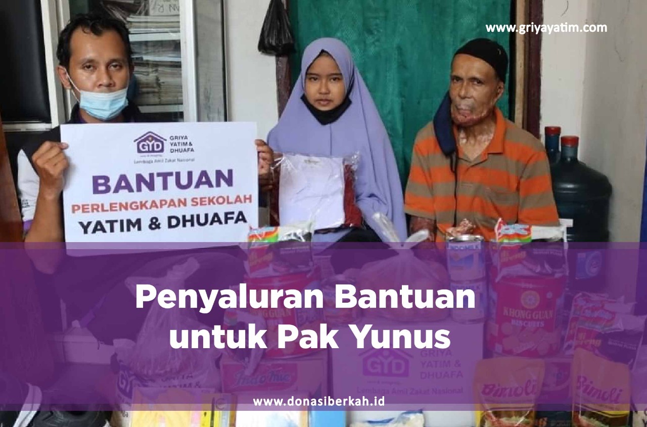 Penyaluran Bantuan Untuk Pak Yunus