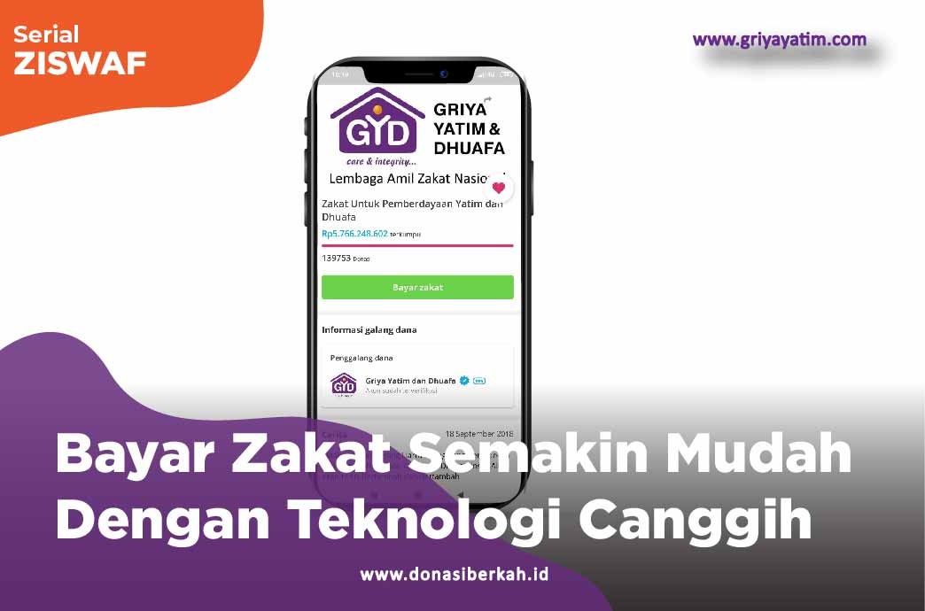 Bayar Zakat Semakin Mudah Dengan Teknologi Canggih