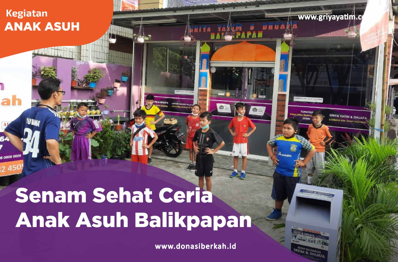 Senam Sehat Ceria Anak Asuh Balikpapan