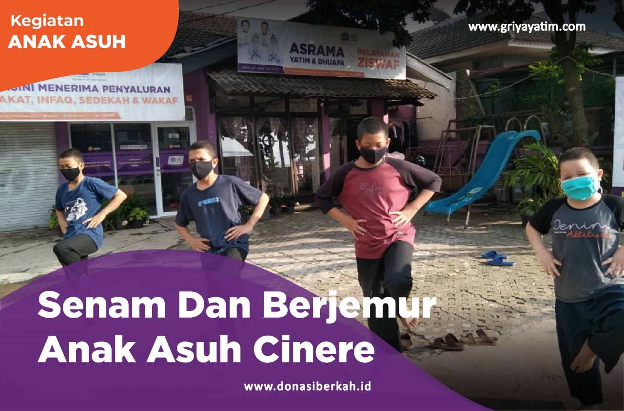 Senam Dan Berjemur Anak Asuh Cinere