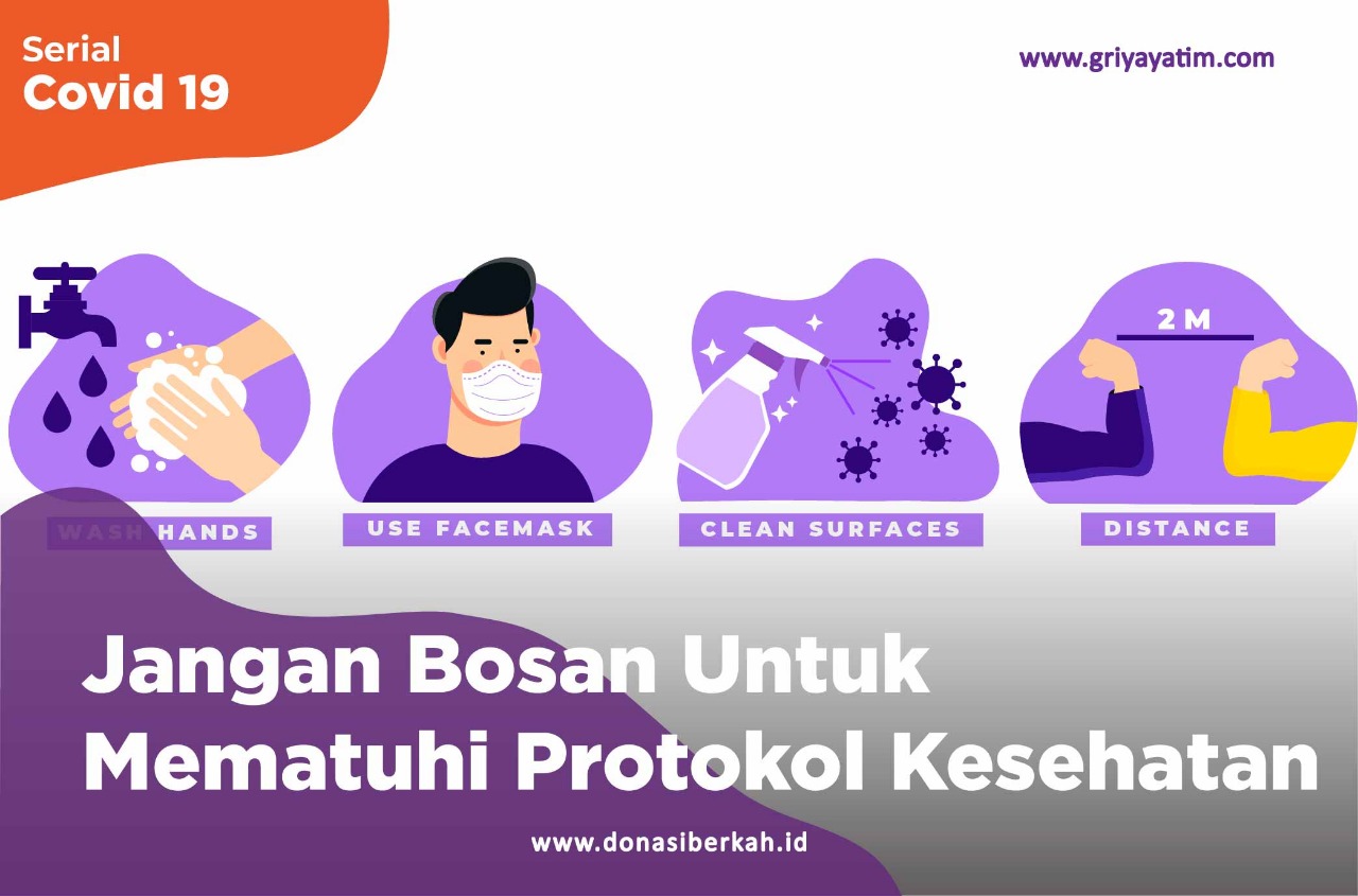 Jangan Bosan Untuk Mematuhi Protokol Kesehatan