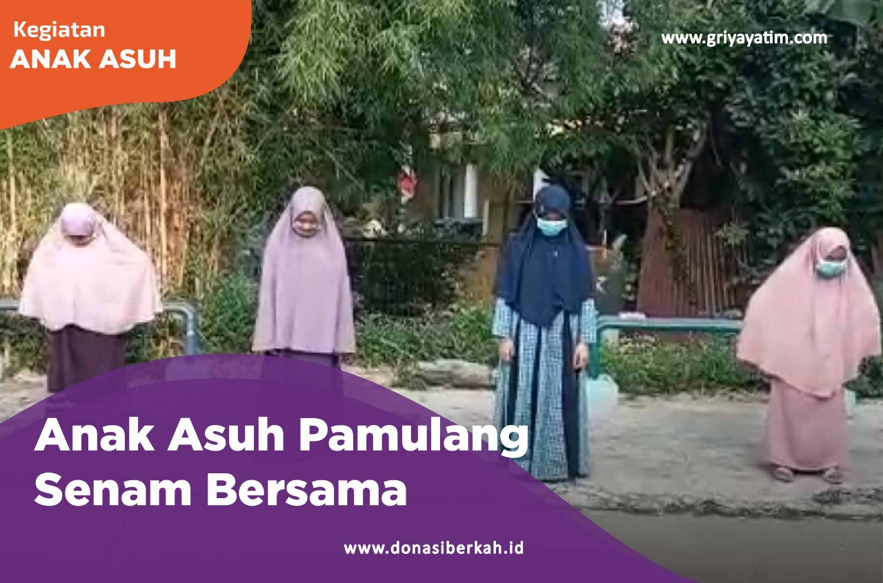 Anak Asuh Pamulang Senam Bersama