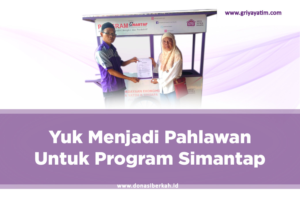 Yuk menjadi Pahlawan Untuk Program Simantap