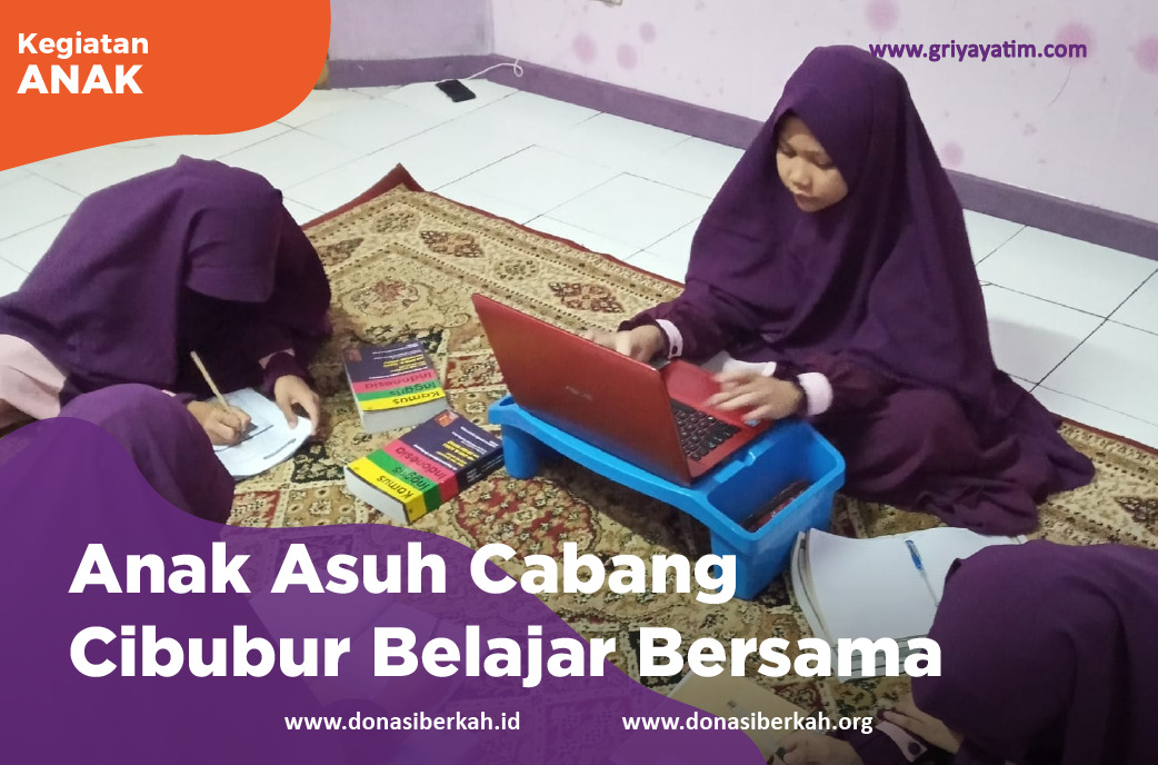 Anak Asuh Cabang Cibubur Belajar Bersama